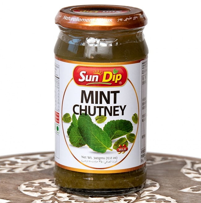 ミントチャツネ - Mint Chutney 430g 5 - こちらが〔San Dip社〕のタイプとなります
