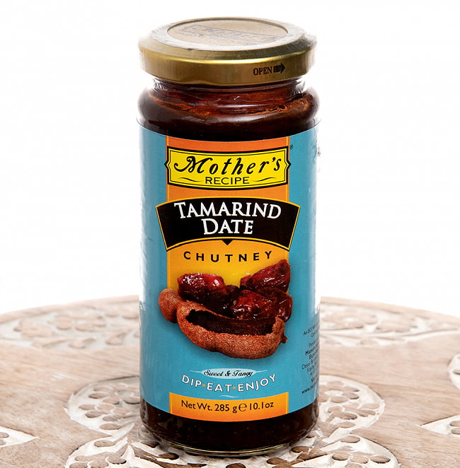 タマリンド デーツ チャツネ - Tamarind Date Chutney 250g 【Mother】の写真1枚目です。サモサや軽食のディップに重宝するチャツネです。インド料理,インド,チャツネ,ハラル,ピュアベジ,チャトニ