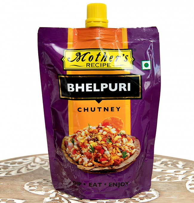 ベルプリチャツネ - BHEL PURI Chutney 200g 【Mother】の写真1枚目です。全体写真ですインド料理,インド,チャツネ,ハラル,ピュアベジ,チャトニ