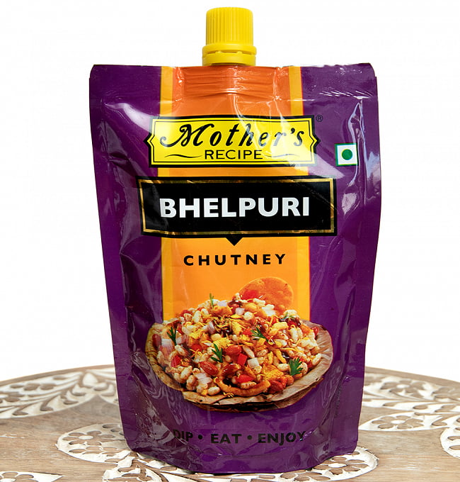 ベルプリチャツネ - BHEL PURI Chutney 200g 【Mother】の写真インド料理,インド,チャツネ,ハラル,ピュアベジ,チャトニ