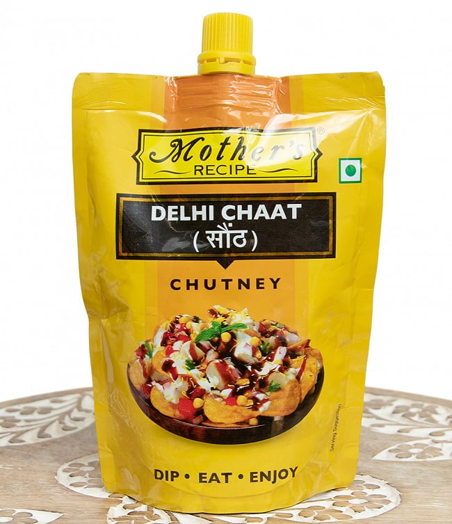 デリー チャート チャツネ - DELHI CHAAT Chutney 200g 【Mother】の写真インド料理,インド,チャツネ,ハラル,ピュアベジ,チャトニ