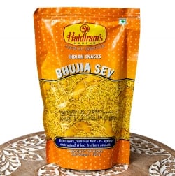【送料無料・20個セット】インドのお菓子 ひよこ豆粉で作ったヌードルスナック - ブジア セヴ - Bhujia Sevの写真