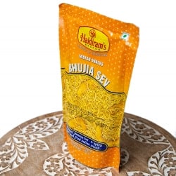 インドのお菓子 ひよこ豆粉で作ったヌードルスナック - ブジア セヴ - Bhujia Sev - サブ2