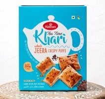クミン味 カリ パイ(200g) - Tea Time Khari WHOLE JEERA CRISPY PUFFS - チャイと一緒に食べるスパイス味のパイ