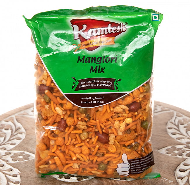Manglori Mix【Kamlesh】の写真1枚目です。パッケージ写真ですインド,お菓子,スパイシー,ナッツ,マサラスナック