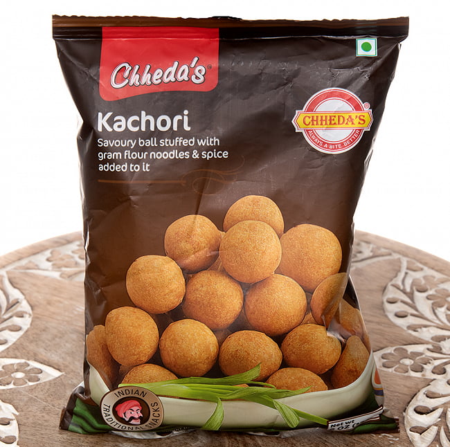 カチョリ - Kachori【Cheeda’s】の写真1枚目です。パッケージ写真ですインド,お菓子,スパイシー,お団子,マサラスナック