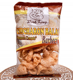 〔低糖質！ロカボスナック〕チチャロン バラット - 豚皮の唐揚げ  CHICHARON BALAT Barbecue 〔Pork-King〕　糖質オフ　国産(FD-SNK-275)