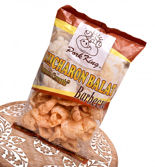 〔低糖質！ロカボスナック〕チチャロン バラット - 豚皮の唐揚げ  CHICHARON BALAT Barbecue 〔Pork-King〕　糖質オフ　国産 2 - 