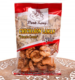 〔低糖質！スナック〕チチャロン ラマン - 豚皮の唐揚げ  CHICHARON LAMAN Regular 〔Pork-King〕　糖質オフ　国産(FD-SNK-276)