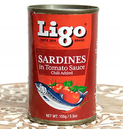 サーディン - いわしのトマト煮 チリ味 - SARDINES in Tomato Souce Chilli Added[155g]の商品写真