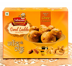 インドのお団子スイーツ - ゴンド・ラッドゥ - GOND LADDU with Dry Fruits[Jabsons]の商品写真