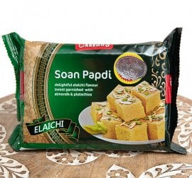 インドのお菓子  ソーン パブディ カルダモン味 - SOAN PAPDI ELAICHI[Cheeda's]