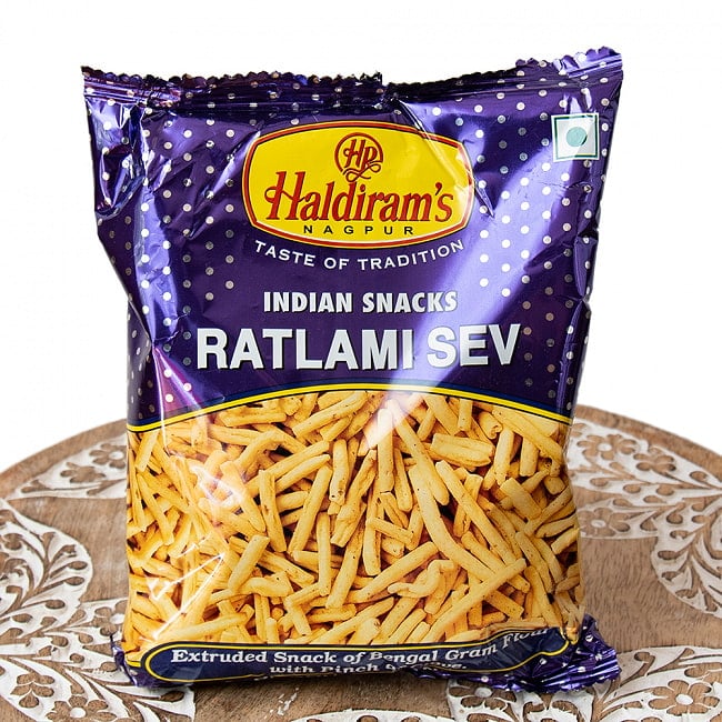 ランキング 9位:ラトラミ セブ  Haldiram Ratlami Sevl 150g アジョワンを効かせたインドスナック