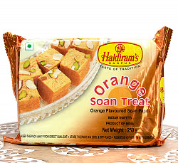 インドのお菓子  ソーン パブディ オレンジ味 - SOAN PAPDI Orange Soan Treat 250g [Hardiram's](FD-SNK-304)