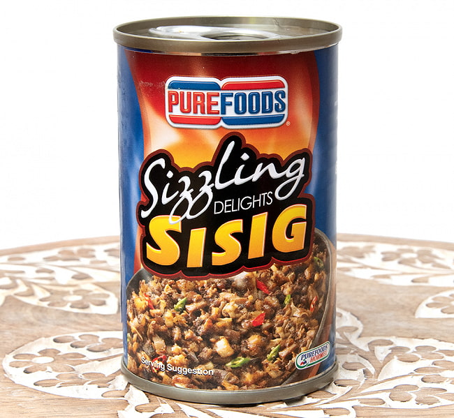 フィリピン料理 シシグの缶詰 - SIZZLING DELIGHT SISIG[150g]の写真缶詰,フィリピン,シシグ,豚肉