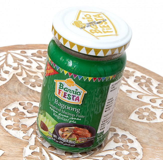 フィリピンのエビペースト-バゴーン Bagoong Sauteed Shrimp Paste Regular [250g] 2 - 斜めから撮影しました