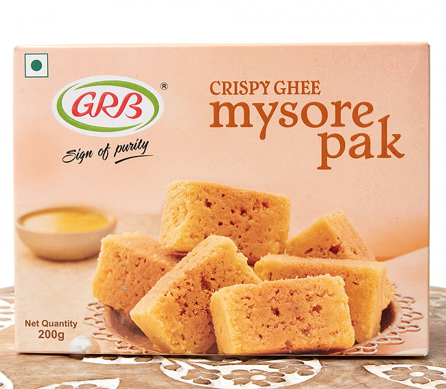 ランキング 2位:インドのお菓子 クリスピーギー マイソールパック - Crispy Ghee mysorepak 200g【GRB】