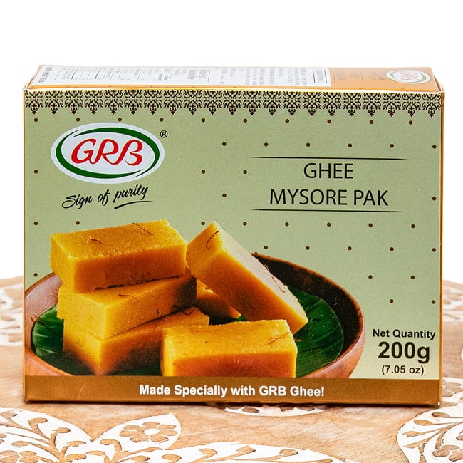 ランキング 2位:インドのお菓子 クリスピーギー マイソールパック - Crispy Ghee mysorepak 200g【GRB】