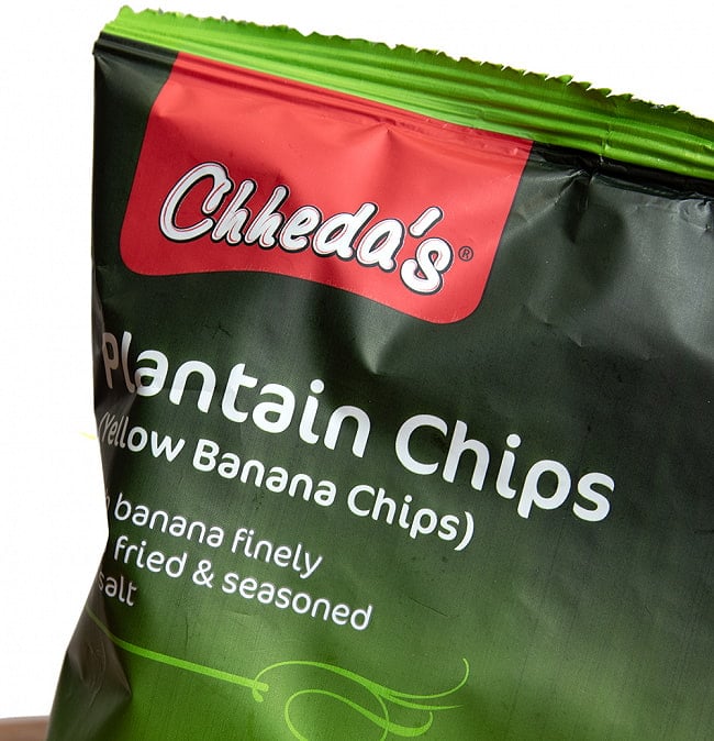 南国バナナをココナッツオイルで揚げた - Yellow Banana Chips 170g【Chhedas】 2 - パッケージのアップです