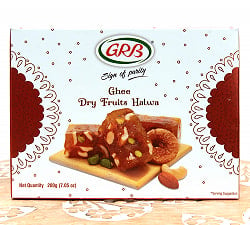 どっしりとした味わいのインドのお菓子 ギー ドライフルーツ ハルワ - Ghee Dry Fruits Halwa 200g【GRB】(FD-SNK-331)