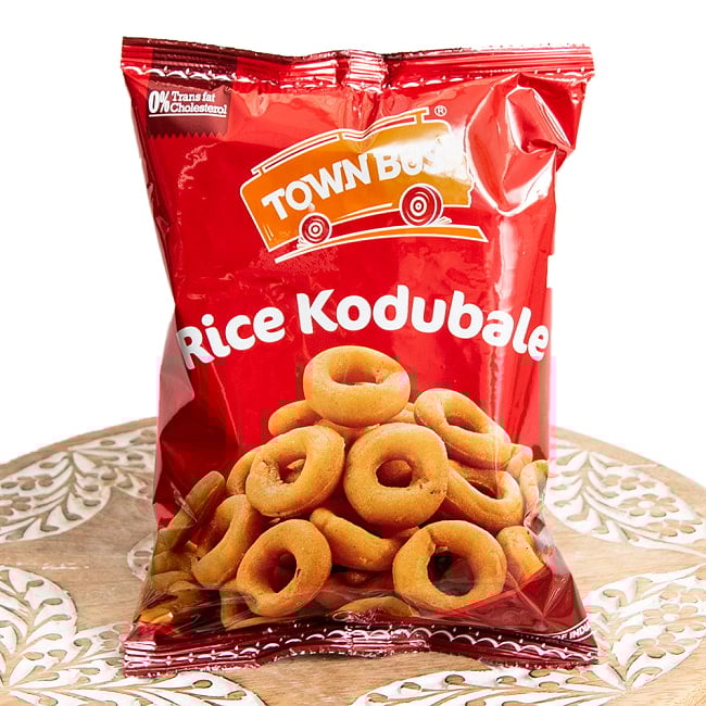 南インドのピリ辛米スナック コドゥボレ Rice Kodubale【TOWNBUS】の写真インド,お菓子,南インド,スナック,ナムキン,シンプル