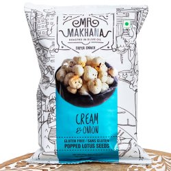MR.MAKHANA CREAM AND ONION クリームオニオン味 インド発祥のスーパーフード(FD-SNK-360)