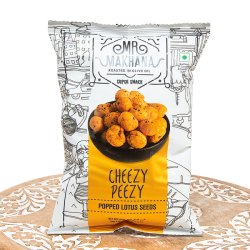 MR.MAKHANA CHEEZY PEEZY 濃厚チーズ味 インド発祥のスーパーフード(FD-SNK-365)