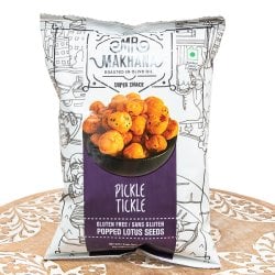 MR.MAKHANA PICKLE TICKLE アチャール味 インド発祥のスーパーフード(FD-SNK-366)
