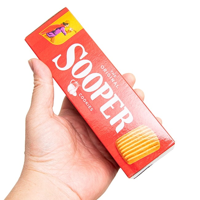 パキスタンのクッキー Sooper オリジナル 4 - これくらいのサイズ感になります。