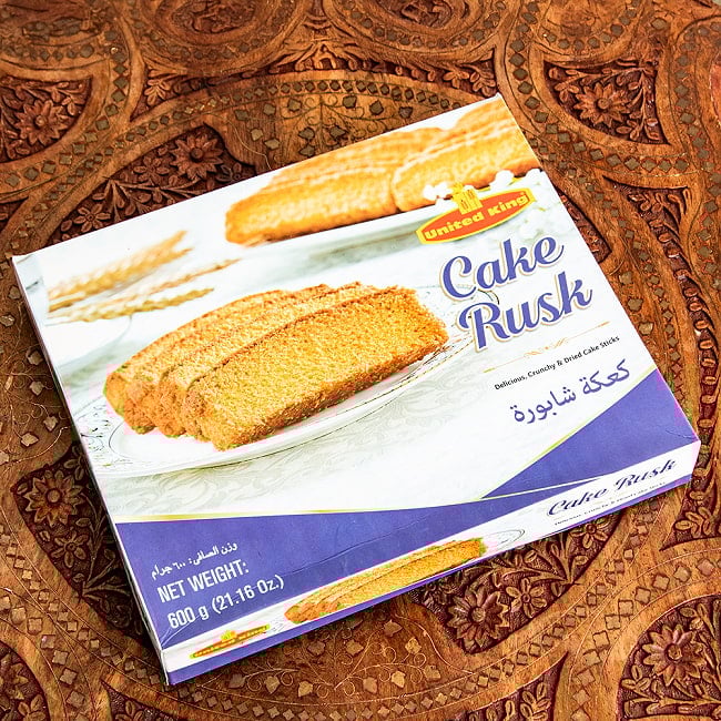 パキスタンのラスク Cake Rusk 大入り600g【United King】の写真クッキー,ビスケット,スナック,パーティ,チャイ,ティータイム