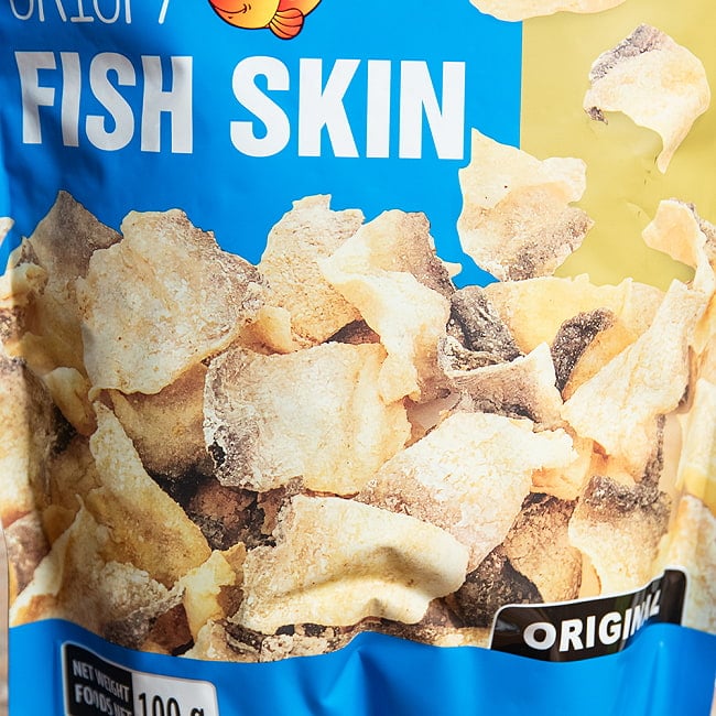 【PHI LONG】ベトナムのカリカリ 魚の皮チップス たっぷり100g オリジナル 2 - パッケージ表面を拡大しました
