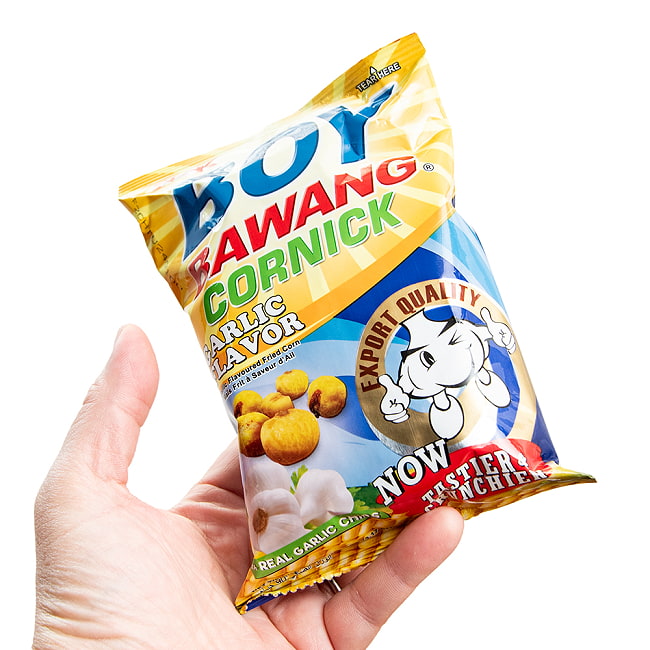 フライドコーンスナック ガーリックフレーバー90g 【ボーイバワン】  4 - 写真