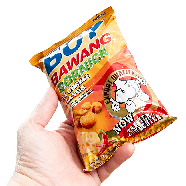 フライドコーンスナック チリチーズフレーバー90g 【ボーイバワン】  4 - 写真