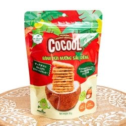 ローストココナッツクラッカー ドリアンフレーバー 50g【COCOOL】