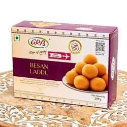 インドのお菓子 ベサンラドゥ 200g - ひよこ豆粉とギーのインド伝統菓子