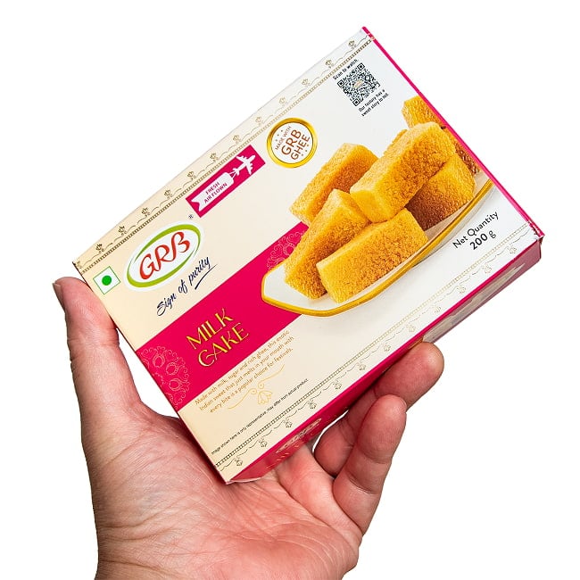 できたてフレッシュ！ ミルクケーキ Milk Cake アルワル・カ・マワ 賞味期限2026年10月17日 3 - このくらいのサイズ感です。