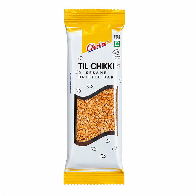 インドの伝統菓子 チャーリー ごまチッキ 30g - Charliee Til Chikki 30gの写真