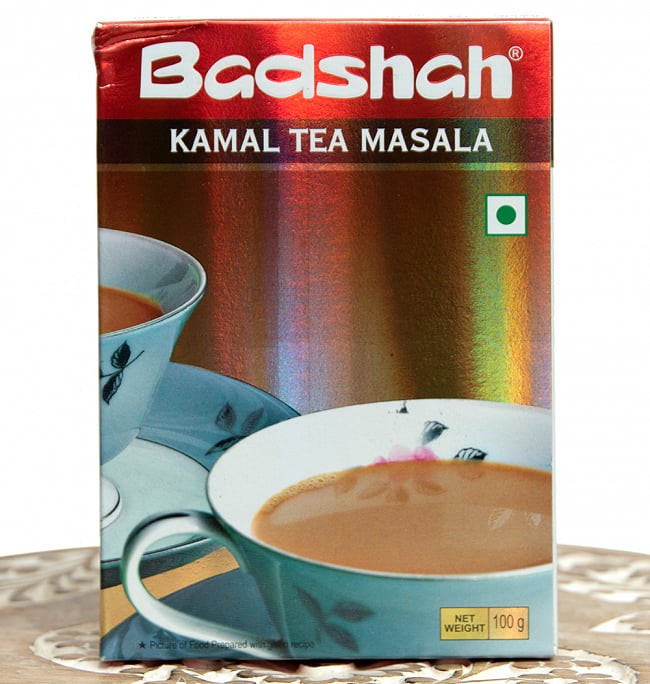 ティーマサラ - チャイ用スパイス - KAMAL TEA MASALA[100g]の写真1枚目です。インドらしいパッケージですマサラティー,チャイ,チャイ用スパイス,ティーマサラ,Chai