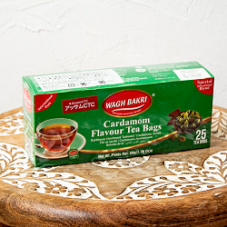 【WAGH BAKRI】カルダモン フレーバーティー ティーバッグ Cardamom Flavour Tea Bags - サブ2