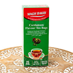 【WAGH BAKRI】カルダモン フレーバーティー ティーバッグ Cardamom Flavour Tea Bagsの商品写真