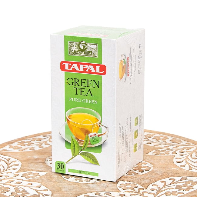 パキスタンのお茶 TAPAL GREEN TEA ティーバッグ30パック 2 - パッケージ