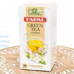パキスタンのお茶 TAPAL GREEN TEA JASMINE ティーバッグ30パックの商品写真