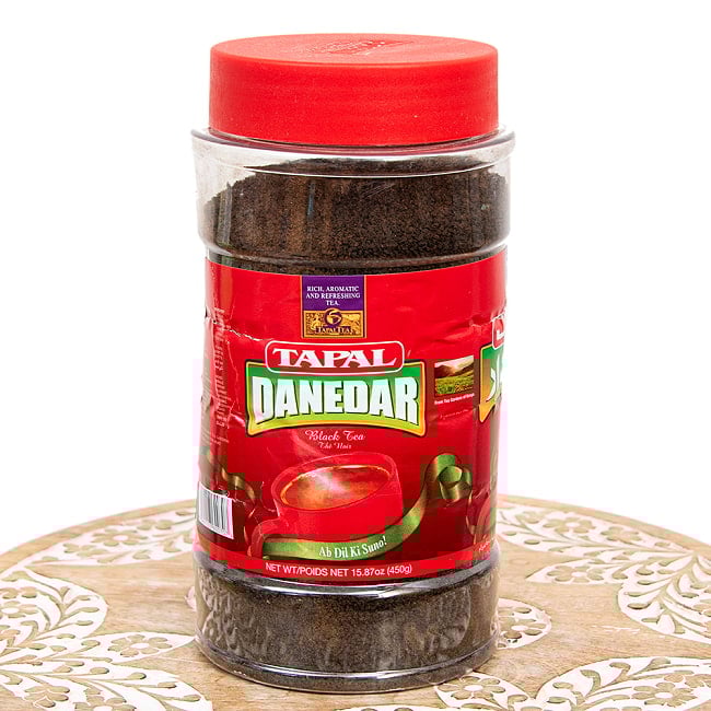 【CTC】TAPAL DANEDAR パキスタンのチャイ どっさり450gボトルの写真インドのお茶,インド,チャイ用,茶葉,CTC,茶