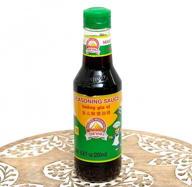 シーズニングソース  - 金山鮮醤油精[200ml][Golden Mountain]の写真タイ,タイ料理,タイ 調味料,アジア 醤油,醤油