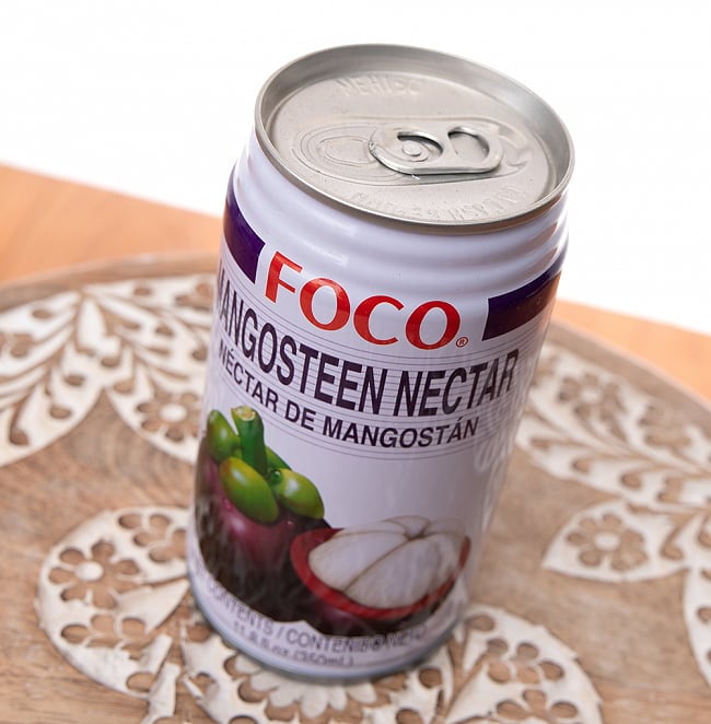 FOCO マンゴスチンジュース 350ml缶  2 - 開けやすいプルトップ式です
