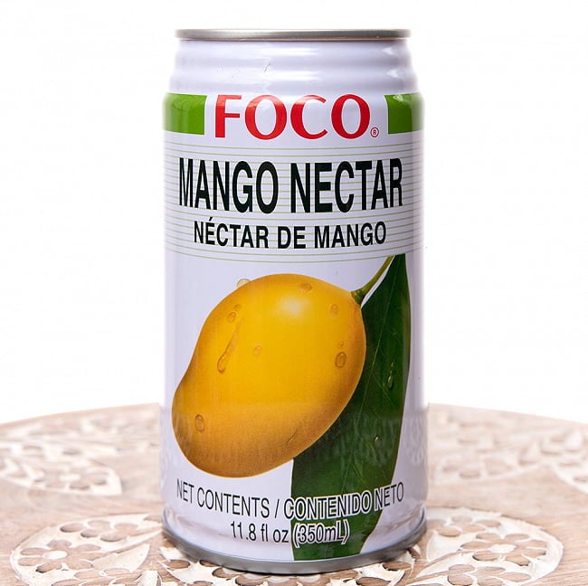 （ワケあり）FOCO マンゴージュース 350ml缶の写真1枚目です。ココナッツジュースですタイ,ジュース,FOCO,マンゴー,インドクオリティ