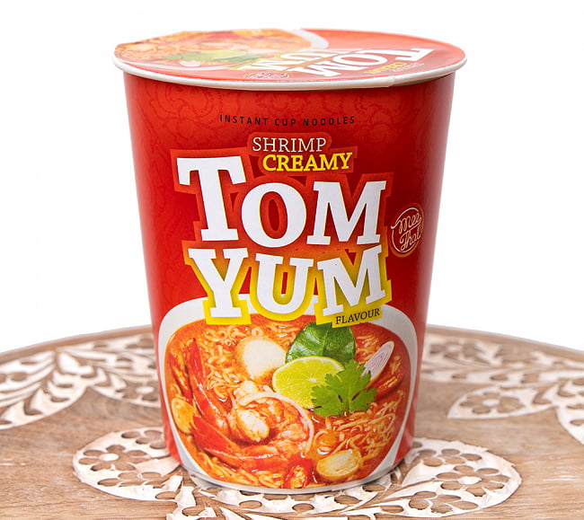 ミータイ クリーミー トムヤンクン ヌードルの写真タイ料理,タイ,ヌードル,インスタント,カップ麺