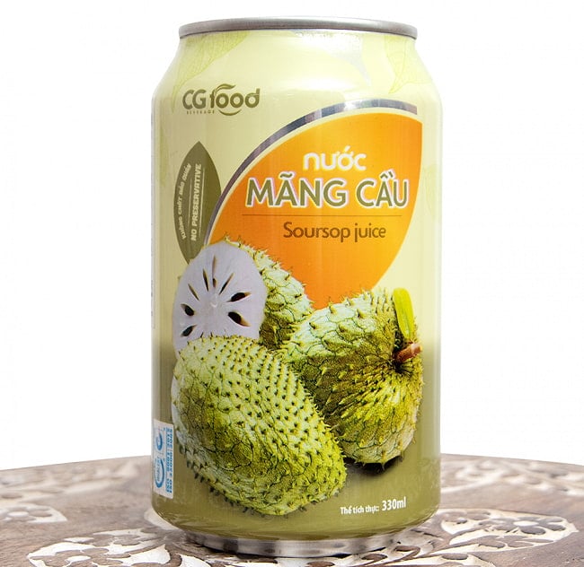 サワーソップ果汁入り飲料[CGフード 330ml]の写真アジア ドリンク,南国,ジュース,ベトナム ドリンク,サワーソップ、グアバノ