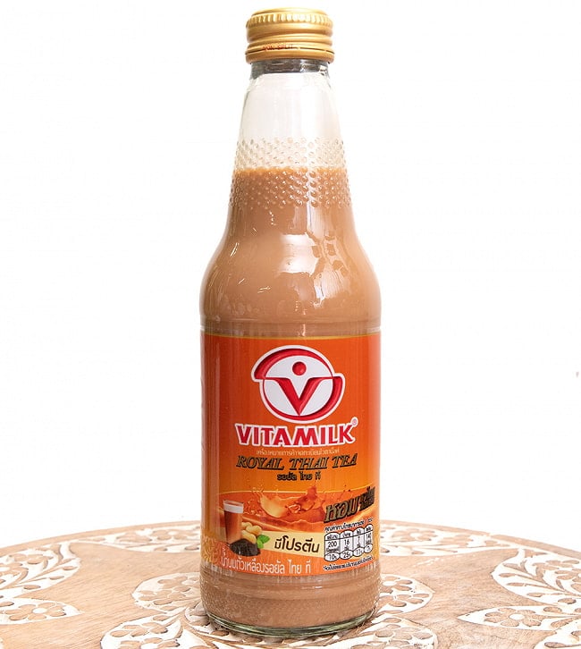 タイの豆乳 タイティー味 VITAMILK バイタミルク [300ml]の写真タイ,豆乳,バイタミルク,ビタミルク,清涼飲料水、タイティー、タイの紅茶
