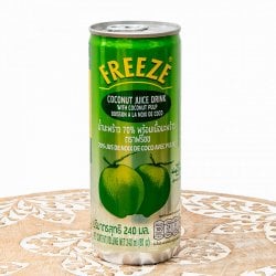 【FREEZE】ココナッツジュース　果肉入り　缶[240ml](FD-THAI-349)